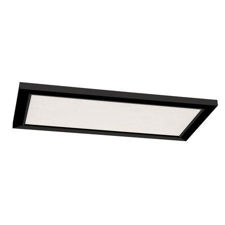 AFX Lugano 24"x12" LED Linear Flush Mount - Black LGNL2412LAJD4BK